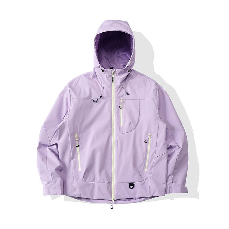 Men's Breathable Windbreaker: Outdoor Windproof Waterproof Jacket for Camping and Hiking