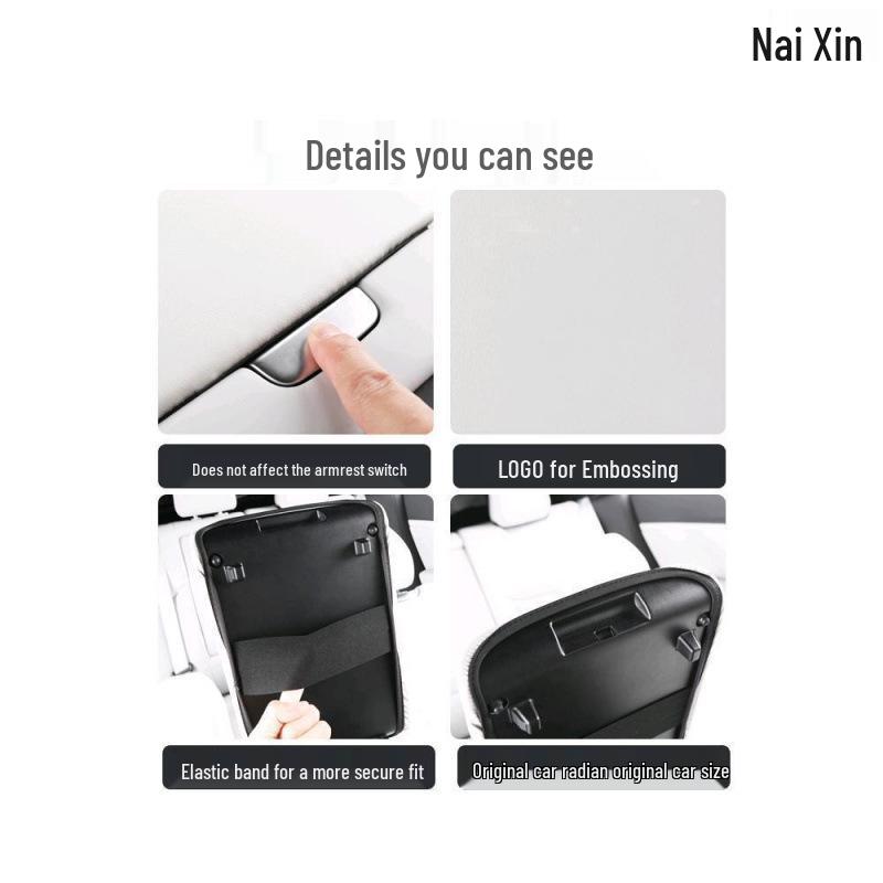 Xiaopeng G6 Armrest Box Leather Cover - Interior Decoration Accessory