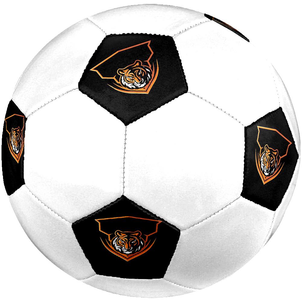 1PC Tiger Shield Emblem Soccer Ball Size 5 Football Machine Sewn Indoor/Outdoor Universal Football Surprise Collection N74