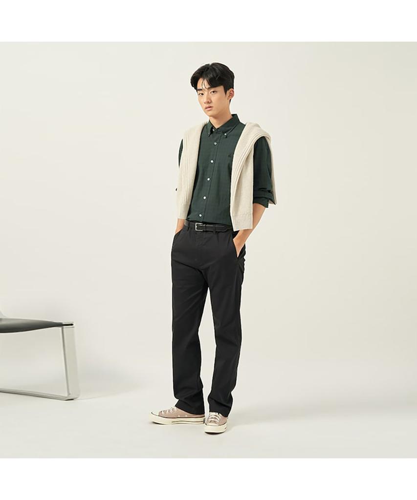 Binpolmen Chino Comfort Fit Pants Black