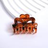 Medium Heart Claw Clip New Personality Elegant Multi-Color Transparent Hair Claw Half Up Hairstyle Accessory for Women 6pcs Set