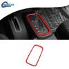 Center Gear Shift Panel Cover Trim Frame Ring For Jeep Wrangler JK 07-17 Red ABS