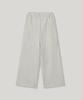 Mualeumuseu Ver Stripe Linen Pants [Black]