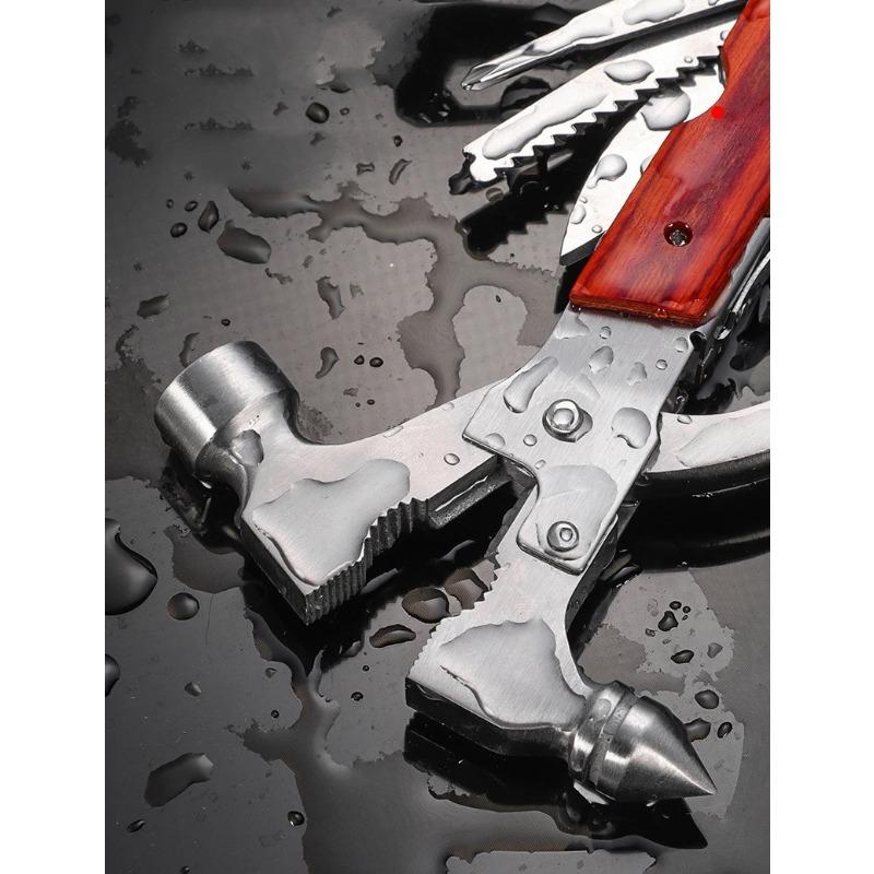 Camping Gear Multitool, Cool & Unique Birthday Gifts for Men,Survival Gear for Outdoor Hunting Hiking, Emergency Escape Tool