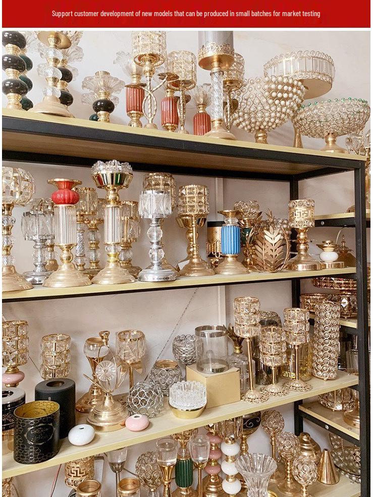 Gold Trophy Wedding Table Centerpiece and Decoration Props