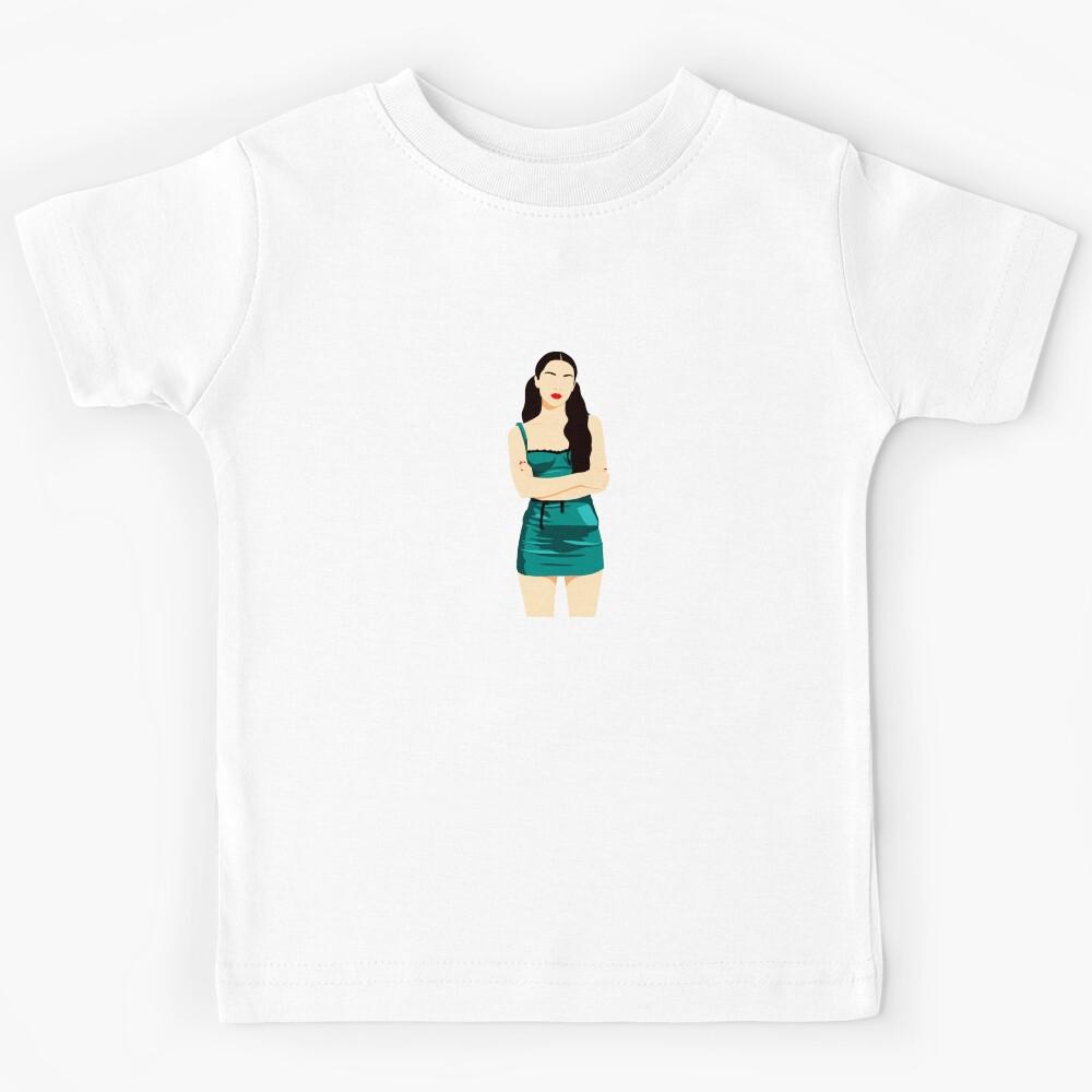Cartoon Style Pop Rock Singer Kids T-Shirt 120