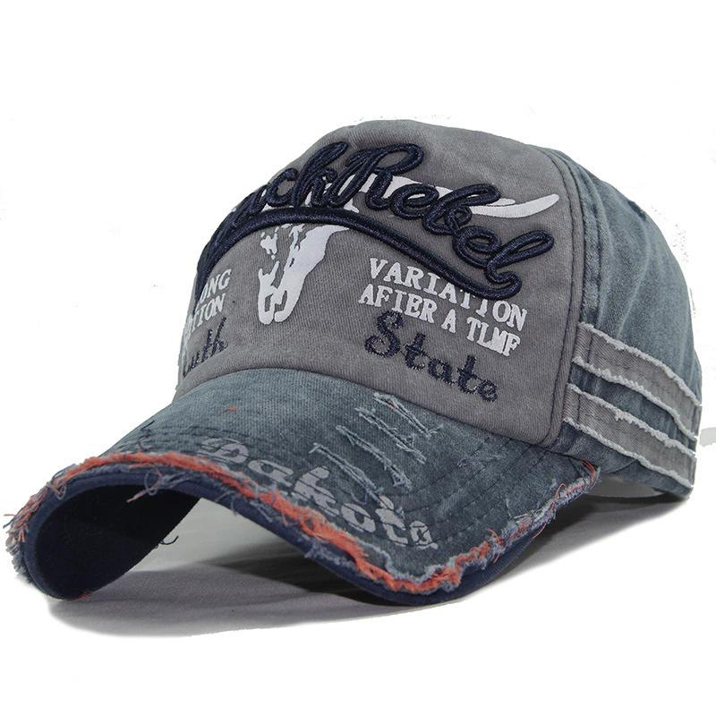 Baseball Cap Women Retro Canvas Denim Letters Patchwork Vintage Baseball Cap Unisex Snapback Hat Autumn Hip Hop Hats Summer