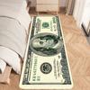 Dollar Money Floor Mat Graphic Printed Flannel Doormats for Bathroom Kitchen Entrance Carpet Home Decor