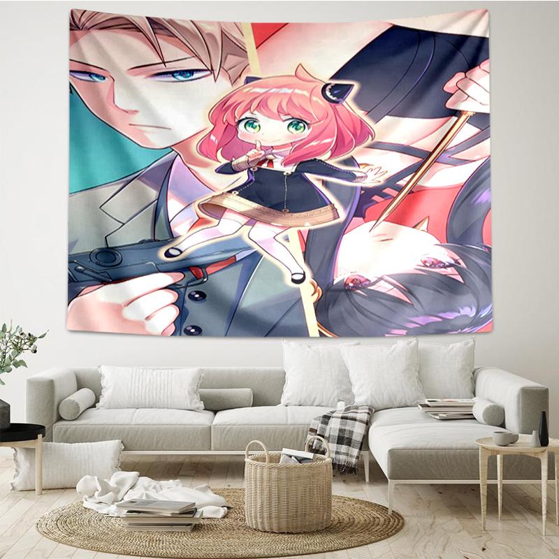Fantasy Adventure Anya Quick-Dry Tapestry Hanging for Bedroom,Livingroom, Playroom,Decor Art Room Wall Tapestry Holiday and Birthday Gifts