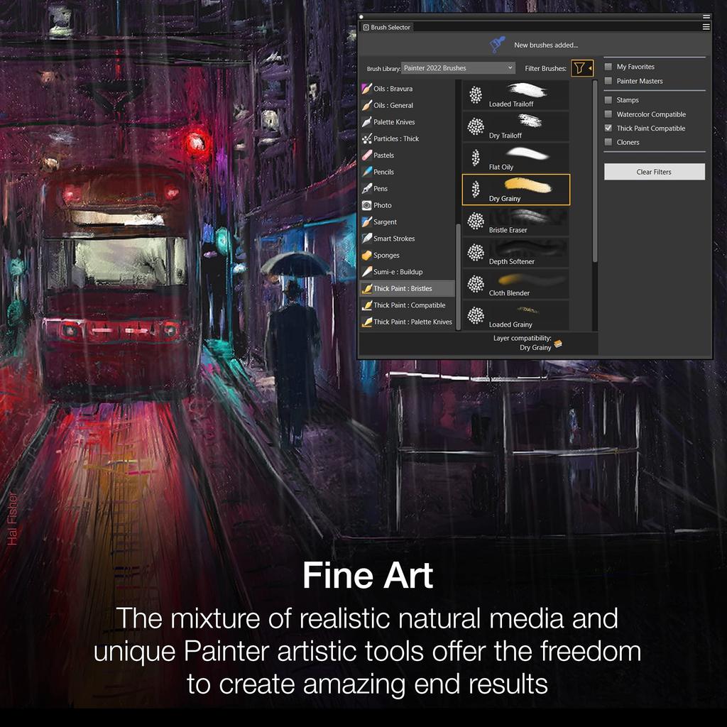Corel Painter 2023 Education Edition with Japanese manual [Used]