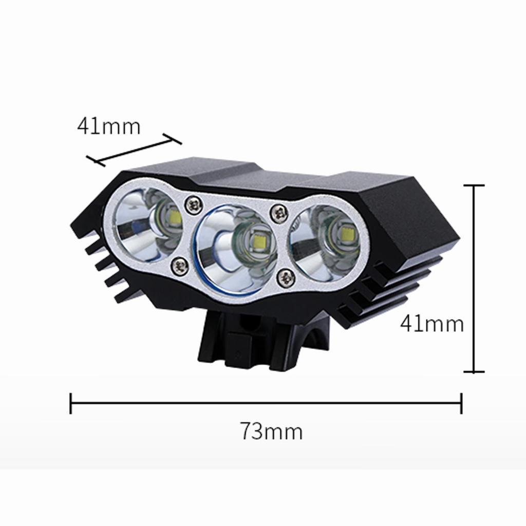 Legierung Fahrrad Frontlicht USB Solide 3000 Lumen Fahrrad Scheinwerfer