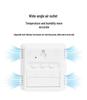 Ultra-thin Indoor Multifunctional Alarm Clock with Thermometer and Magnetic Attachment #3702