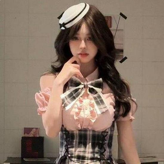 Sweetheart Academy Japanese-Style Waist-Cinching Short Sleeve Two-Piece Set