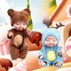 Cross-Border PVC Vinyl Rebirth Doll: Mini BJD Sleeping Character Toy for Kids