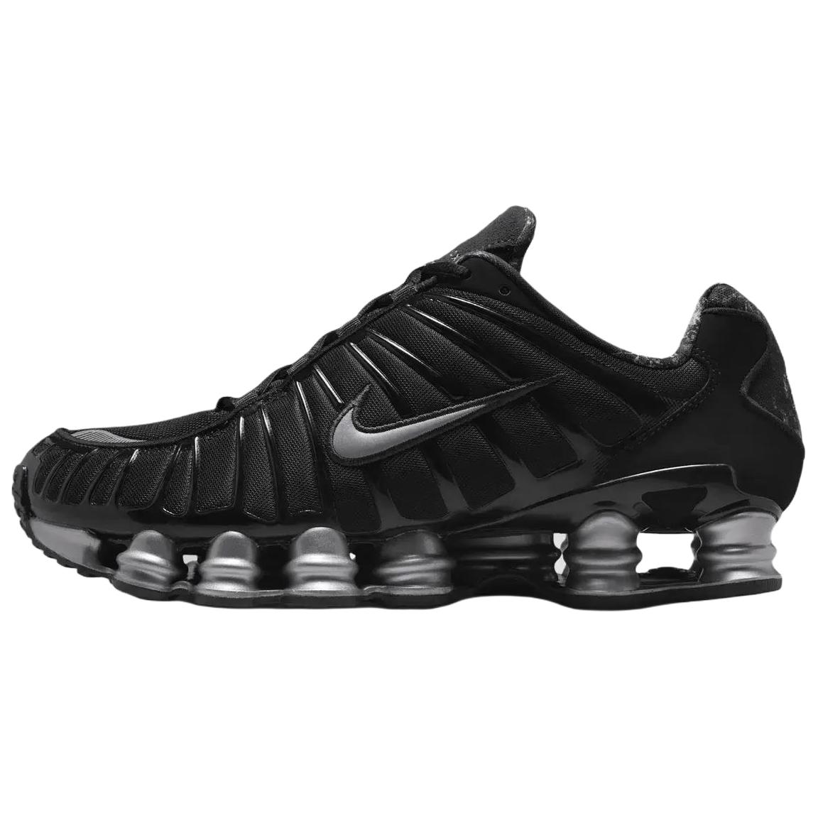 Nike Shox TL Series Casual Shoes Unisex Black Silver IQ0299-010 46