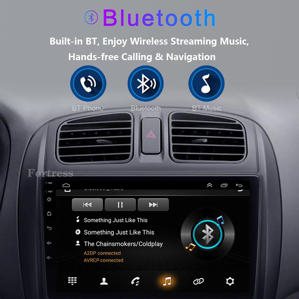 Fortress 8G+128G QLED Car Radio For Mazda 323 BJ 2000-2003 Multimedia Video Player Auto Navigation Android 13 2din DVD Head Unit