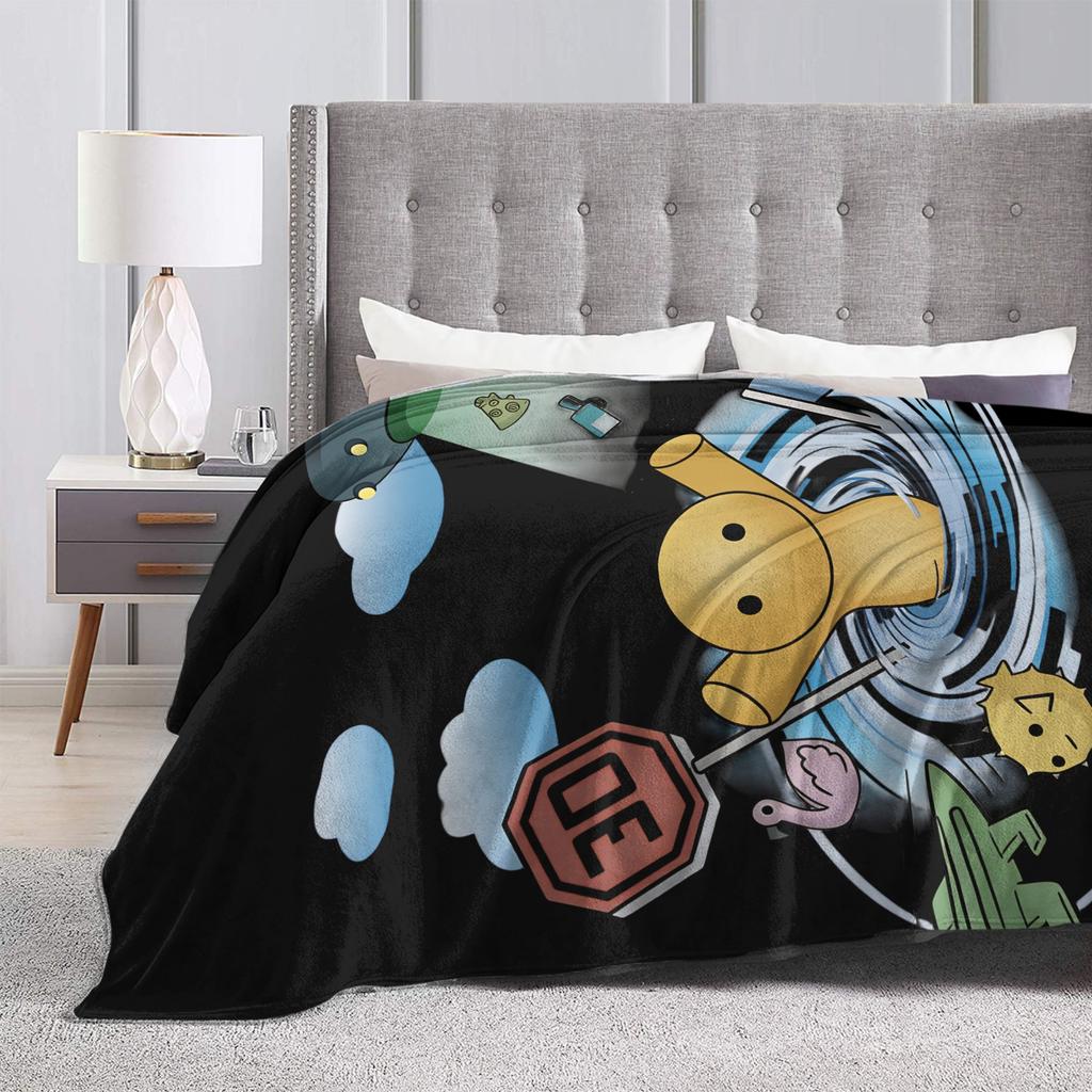 Coperta Morbida Calda Wobbly Life Coperta Plaid Peluche per Bambini Coperta Novelty per Divano Sedia Copri Letto in Flanella Copri Letto Divano