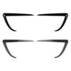 2Pcs Carbon Fiber Front Bumper Splitter Spoiler Lip Kit Air Knife Shape for Tesla Model3 Model 3 2018-2025 Car Styling