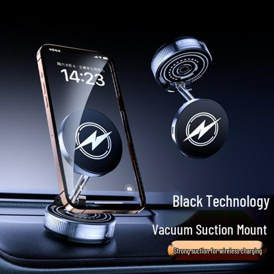 2026 Magnetic Car Phone Holder with Wireless Charging and 360° Rotation