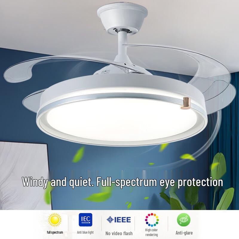 Oeny 42-inch Inverter Ceiling Fan with 3-Color LED Light