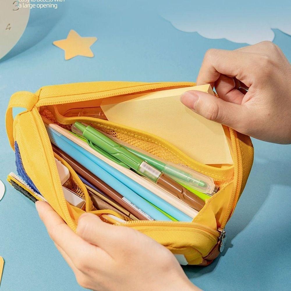 Zipper Stationery Bag Desk Organizer Cat Pencil Bag School Supplies Cat Pencil Case Learning