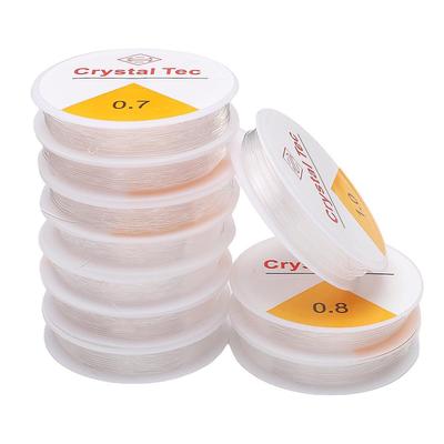 Kristallfadenperlen Elastisches Armband Halskette Seil DIY Schmuckmaterial