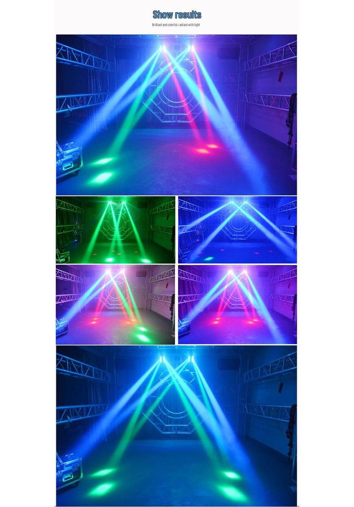 Eight-Eye LED Spider Light Sound-Activated Strobe for KTV & Bar Stage.