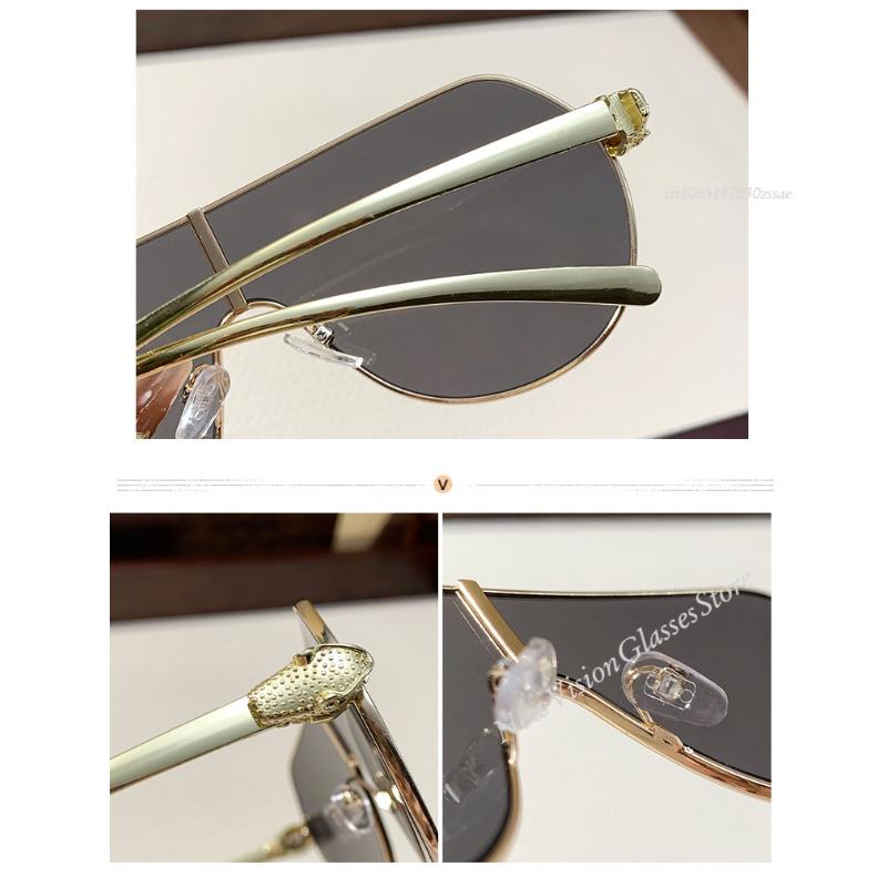 Fashion Brand Luxury Design Sunglasses Men Vintage Oversized Outdoor Steampunk Shades Glasses Summer Travel Sunglasses