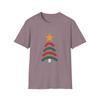 Unisex Softstyle T-Shirt Mens Womens Tees Top Festive Christmas Tree Minimalist Holiday
