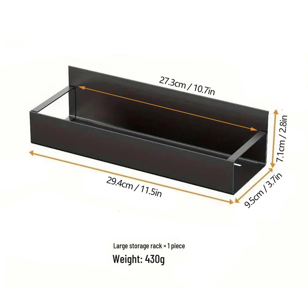 Magnetic Wall-Mounted Refrigerator Storage Shelf