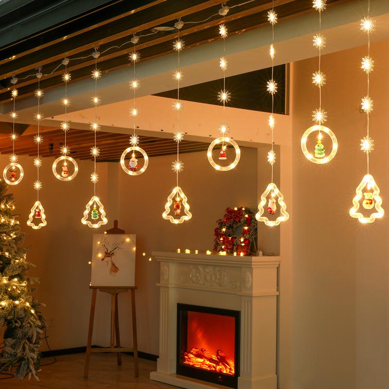 LED String Lights: Round Leather Wire, Christmas Tree Ornaments, Fairy & Icicle Lights for Festive Decor