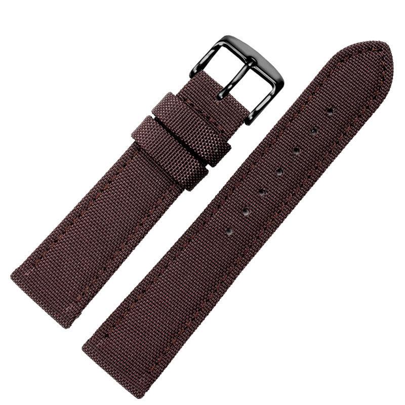 Pulseira de relógio universal de nylon de lona de 18mm 20mm 22mm à prova d'água para relógio inteligente Casio Longines citizen Tissot Seiko 19mm 21mm 23mm 24mm