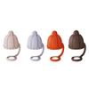 4Pcs Straw Cover Cute Hat Silicone Straw Toppers Dustproof Splashproof Straw Lid Water Bottle Accessory