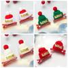 Sequin Christmas Hat Hairpin Merry Christmas Decor Children Christmas Hair Clip Cute   Children's