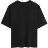 Calvin Klein Minimalistisches Rundhals T-Shirt mit Buchstabenprint, locker geschnitten, Damenoberteile, Space-Black 4WS3K128001
