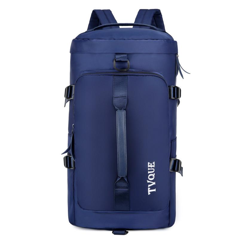Large-capacity portable travel bag, multifunctional sports and fitness bag, dual-use dry and wet separation backpack for men and women