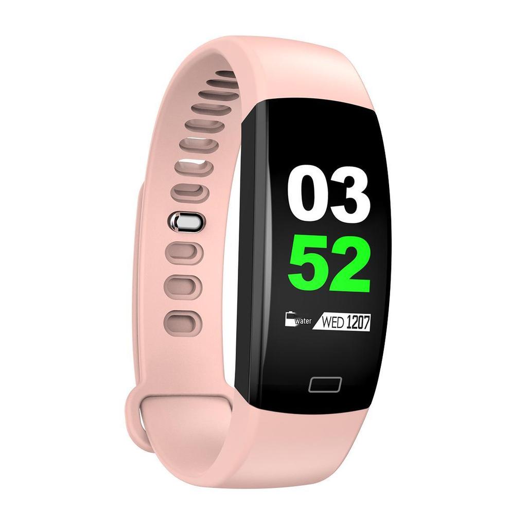 Jumei Dai F64HR Smart Sports Bracelet: Heart Rate Monitor, Color Screen, Long Battery Life.