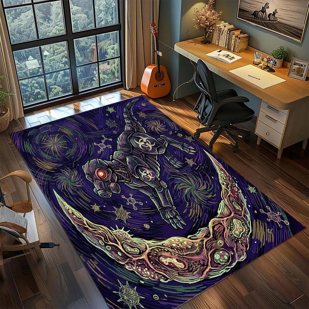 Resident Evil Non Slip Decor Large Area Washable Floor Mat Rug Carpet Gamer Room Bedroom Home.-TING