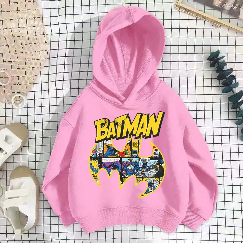 Batman Barnhuva, Tecknat Tryckta Pojk- och Flicktoppar, Bekväm och Mjuk Barnhuva
