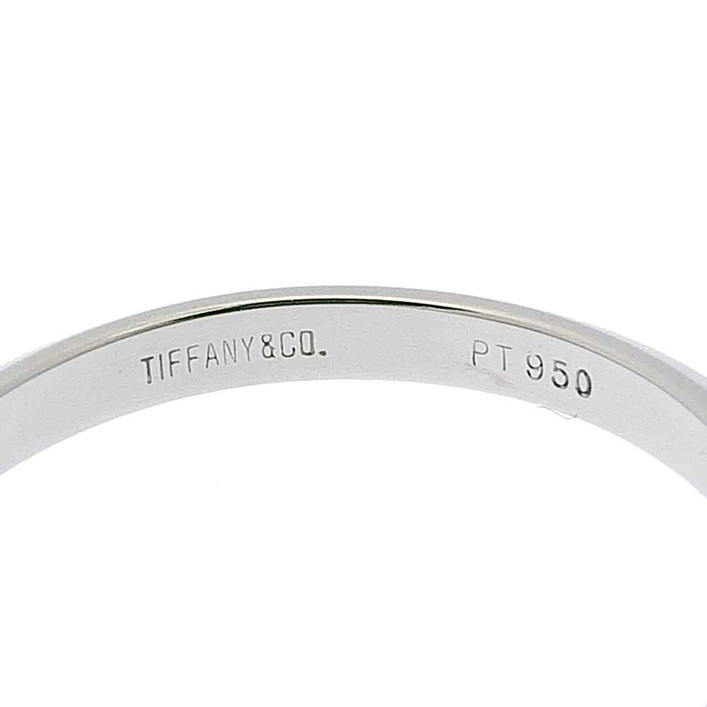 TIFFANY&Co. Knife Edge Ring Pt950Platinum #4.1(US Size) 2.1g Women Used