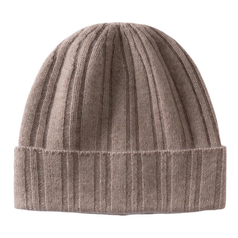 Cashmere Hats for Men and Women, Warm In Winter, Thickened Cashmere Wool Knitted Hats, Outdoor Riding, Cold-proof Ear Protection, Winter Hats
