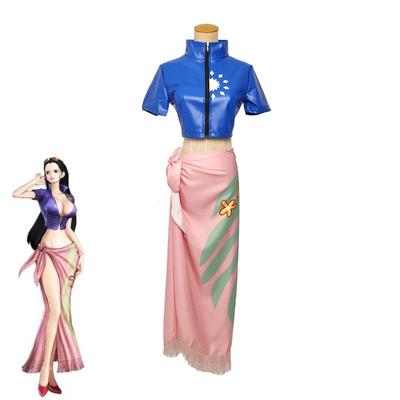 Xinmange ONE PIECE Cosplay Kostüm, Strohhut Piraten Nicole Robin Cosplay Anime Kostüm
