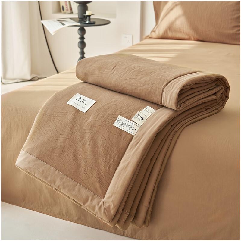 

Juyin Pure Cotton Washed Jacquard Stripe Summer Quilt