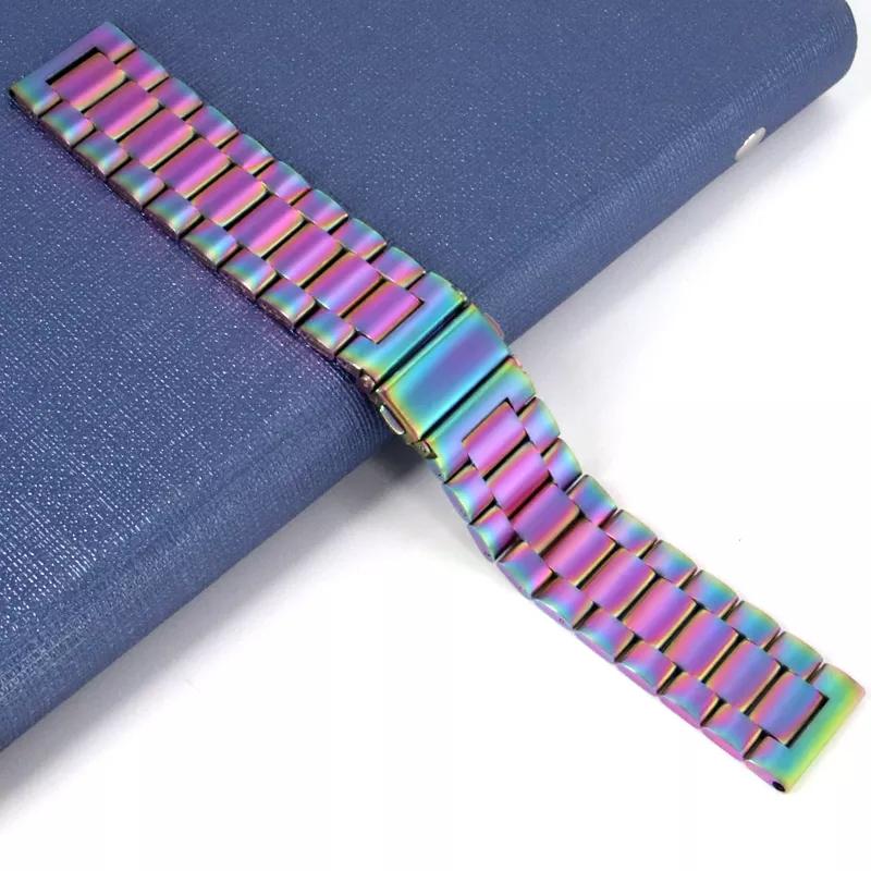 22mm 18mm 24mm 20mm Sternenlicht Edelstahl Uhrenarmband für Samsung Galaxy Watch 3 4 5 Pro 40mm 44mm 42mm 46mm Active2