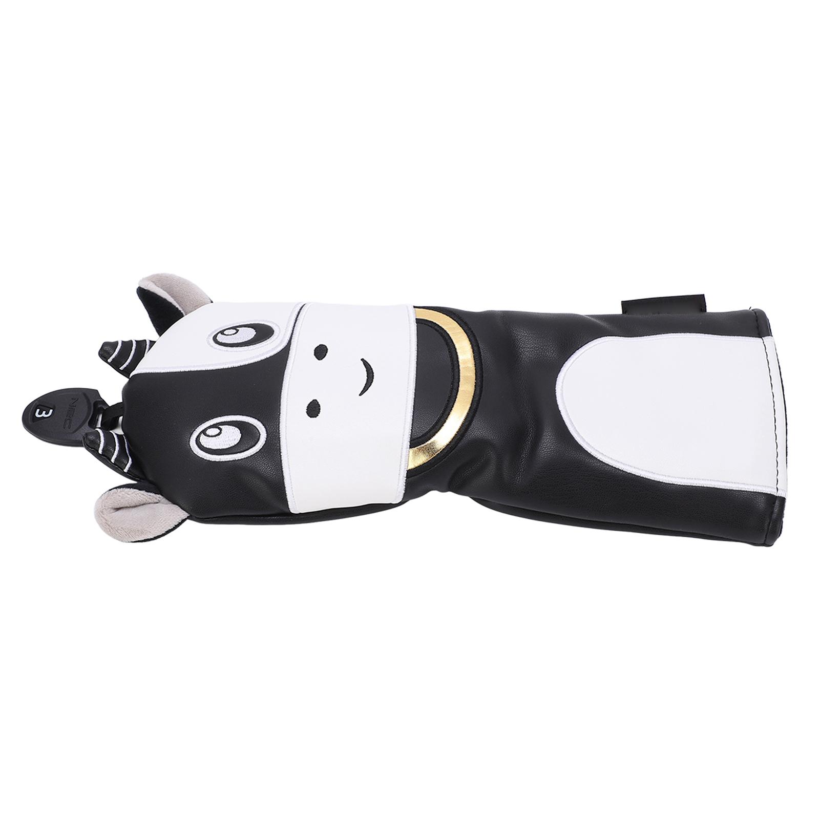 

Чехол на головку клюшки для гольфа, чехол для головки драйвера, из ПУ, мультяшный чехол для паттера, водонепроницаемый, для тренировок