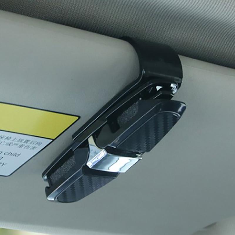 1Pc Glasses Holder For Car Sun Visor Sunglasses Clip Card Ticket Holder Clip