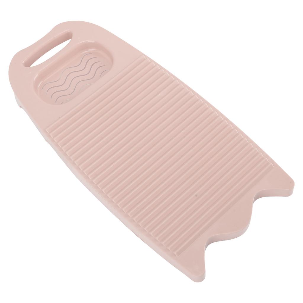 Hand Washboard Plastic Laundry Wash Board with Soap Holder Household Washing Board Pink
