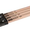 4PCS Maple Wood Drumstick Replacement Non Slip Comfortable Grip Round Tip Drum Sticks