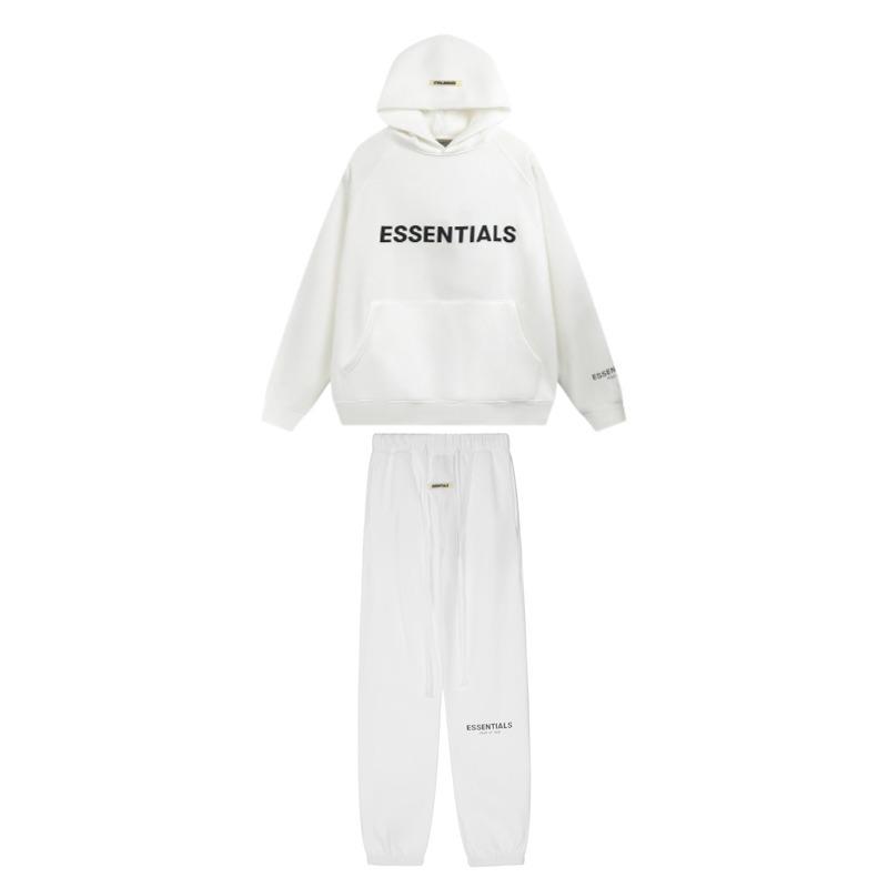 ESSENTIALS Hanorac supradimensionat unisex cu litere reflectorizante 3D