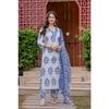Desigenr Indian Pakisatni Pure Cotton Kurta Set Women Office Wear Kurti Pant Set